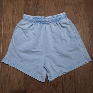 Gymshark Mens Power Washed Drawstring 5" Shorts Ozone Blue XS Extra Small